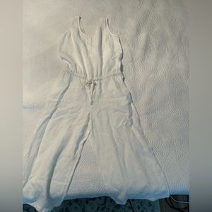 Anthropologie 100% linen Jumpsuit/Romper